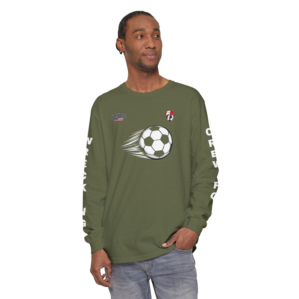Unisex Garment-dyed Long Sleeve T-Shirt