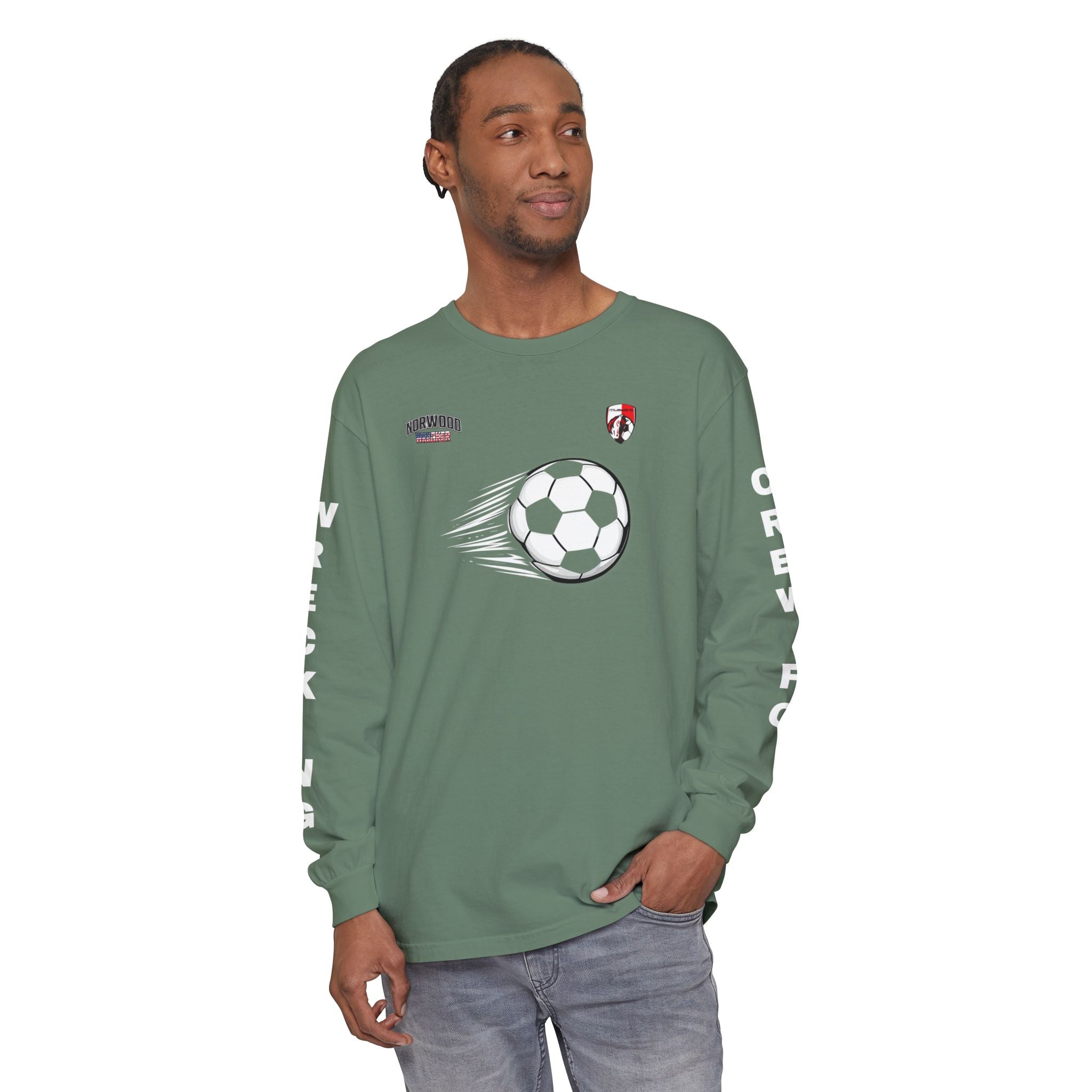 Unisex Garment-dyed Long Sleeve T-Shirt